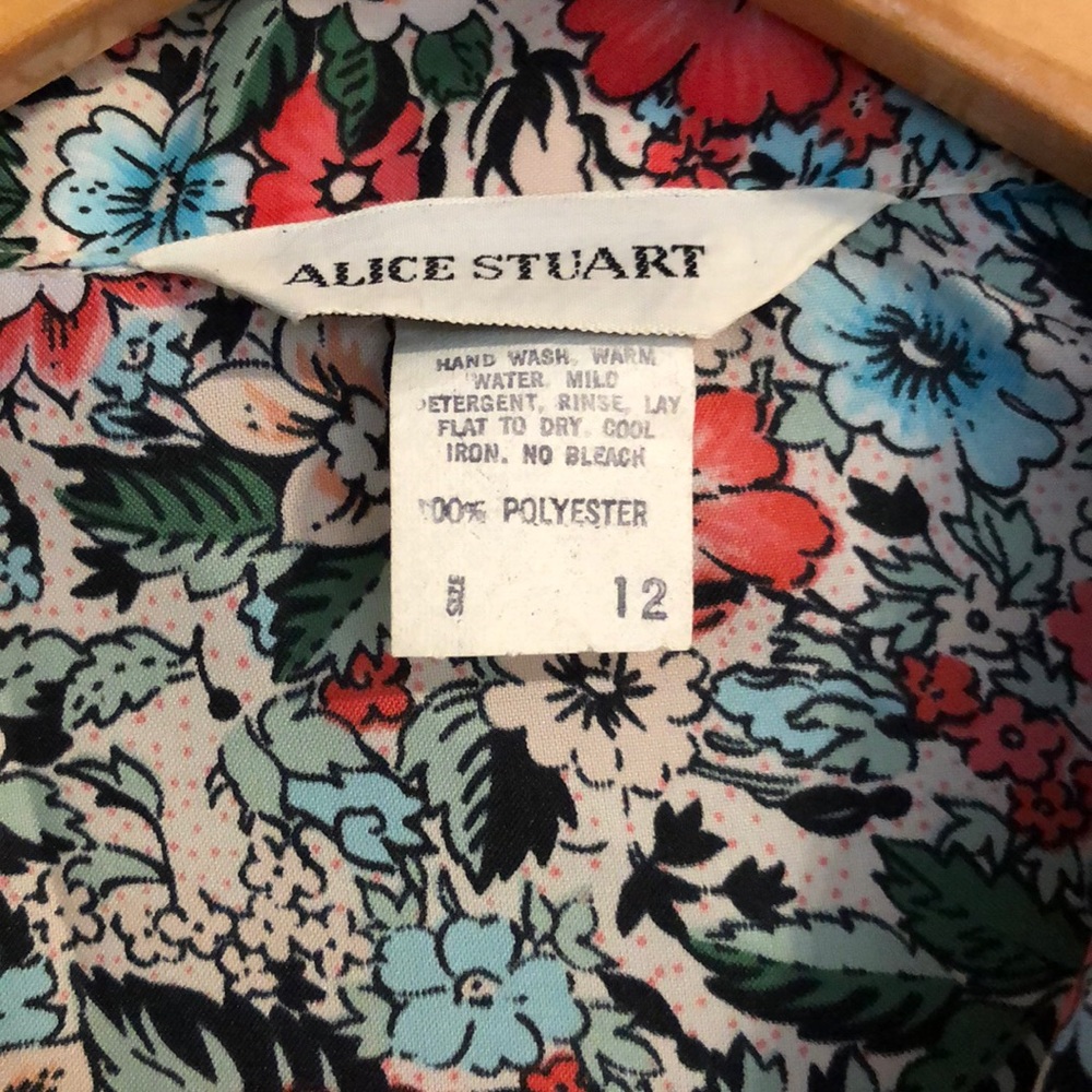 alice stuart button down blouse - Picture 2 of 8